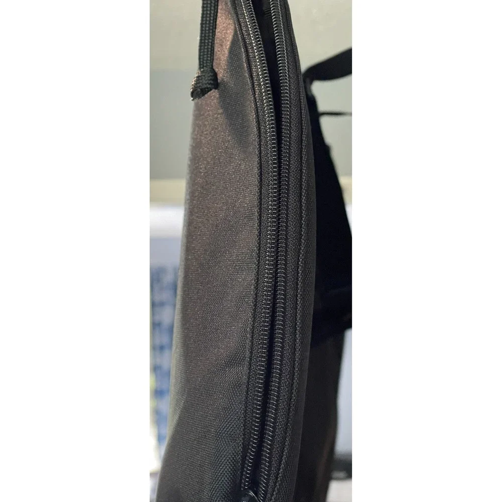 Vintage EDDIE BAUER BLACK SOFT CANVAS GOLF AIRPLANE TRAVEL CARRY‎ BAG